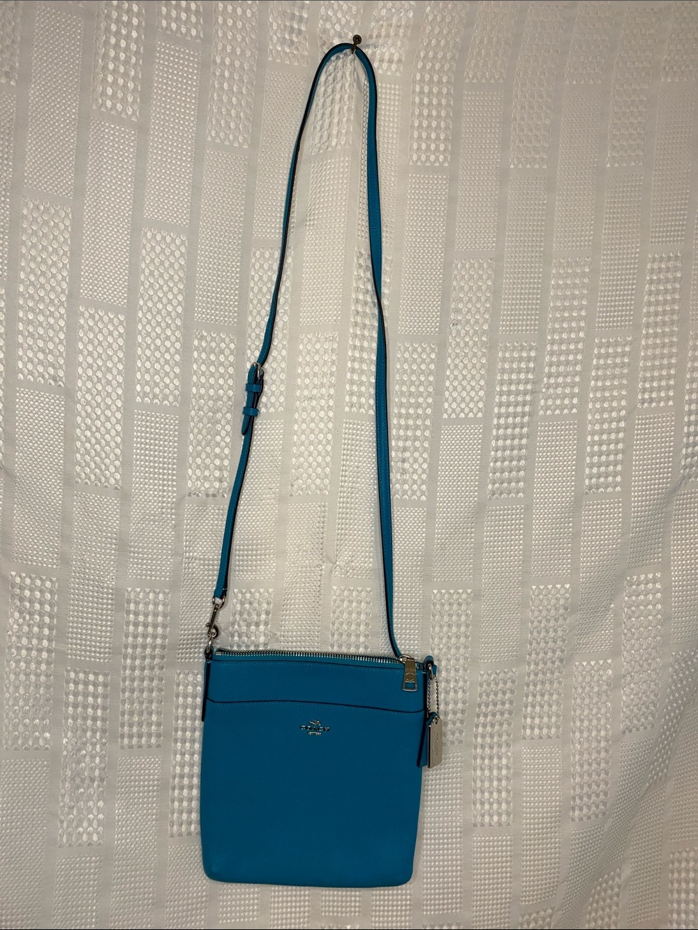 Coach Teal blue Crossbody Bag purse